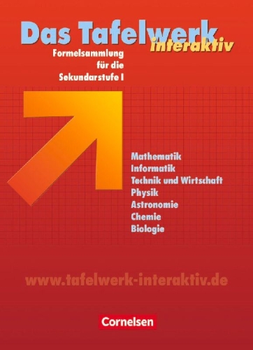 Buchcover und Innenansicht für das Buch: Das Tafelwerk interaktiv / Schülerbuch / Östliche Bundesländer