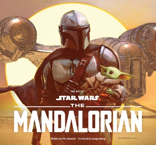 Buchcover und Innenansicht für das Buch: The Art of Star Wars: The Mandalorian (Season One)