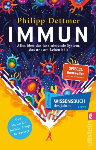 Buchcover und Innenansicht für das Buch: Immune: A Journey into the Mysterious System That Keeps You Alive