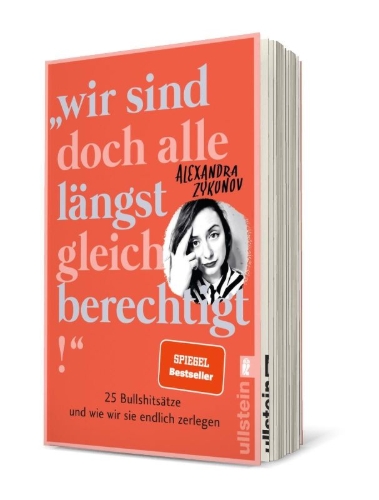 Buchcover und Innenansicht für das Buch: "Wir sind doch alle längst gleichberechtigt!"
