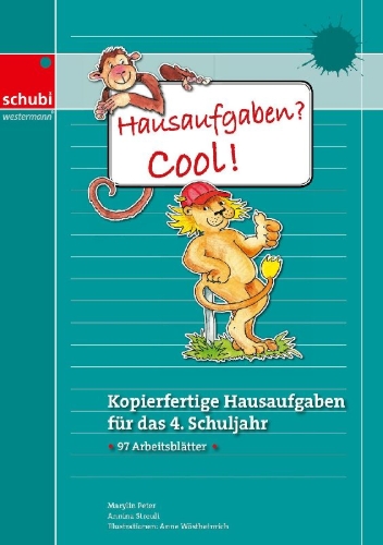 Buchcover und Innenansicht für das Buch: Hausaufgaben? Cool! 4