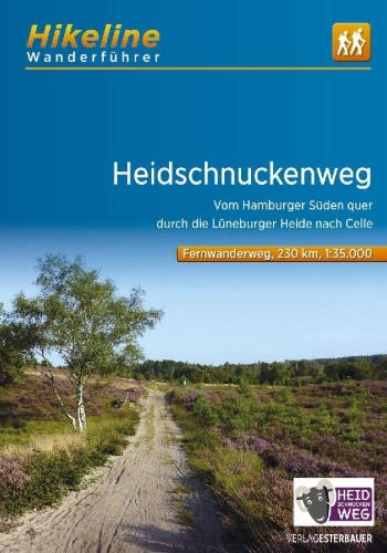Buchcover und Innenansicht für das Buch: Wanderführer Heidschnuckenweg