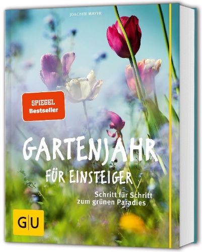 Buchcover und Innenansicht für das Buch: Gartenjahr für Einsteiger