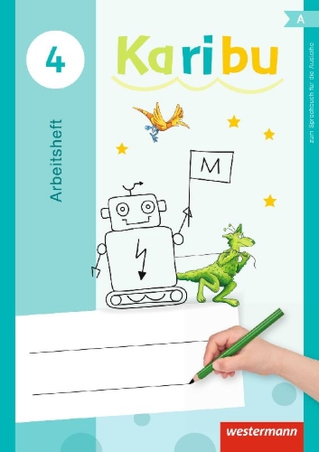 Buchcover und Innenansicht für das Buch: Karibu 4. Arbeitsheft