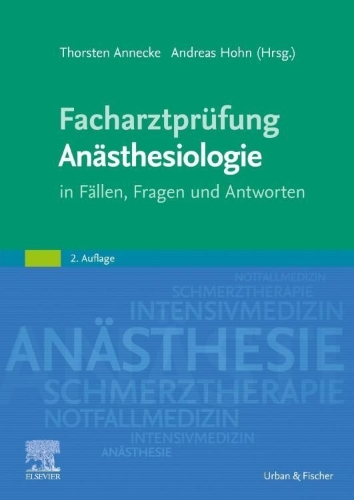 Buchcover und Innenansicht für das Buch: Facharztprüfung  Anästhesiologie