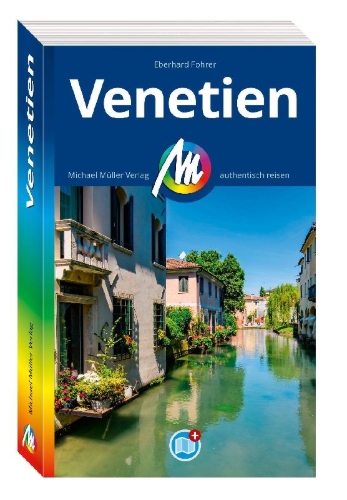 Buchcover und Innenansicht für das Buch: MICHAEL MÜLLER REISEFÜHRER Venetien