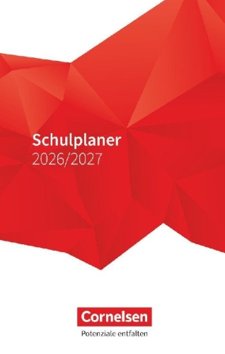 Buchcover und Innenansicht für das Buch: Schulplaner - Ausgabe 2026/2027