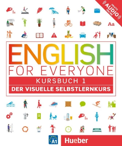 Buchcover und Innenansicht für das Buch: English for Everyone Kursbuch 1