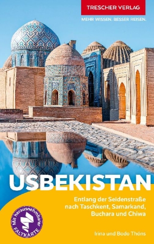 Buchcover und Innenansicht für das Buch: TRESCHER Reiseführer Usbekistan