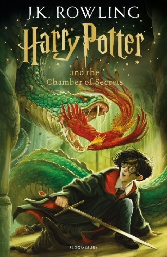 Buchcover und Innenansicht für das Buch: Harry Potter 2 and the Chamber of Secrets
