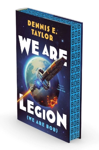 Buchcover und Innenansicht für das Buch: We Are Legion (We Are Bob)