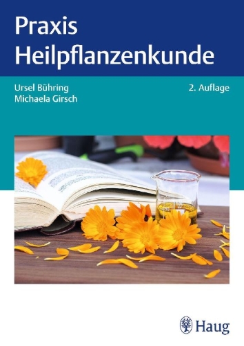 Buchcover und Innenansicht für das Buch: Praxis Heilpflanzenkunde