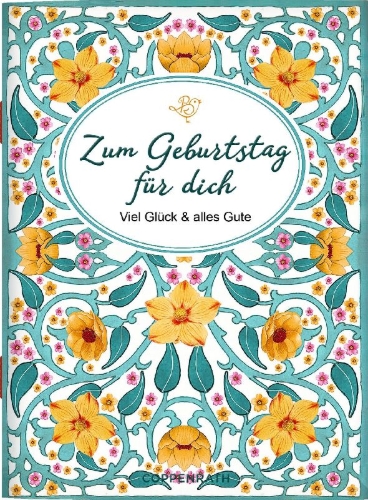 Buchcover und Innenansicht für das Buch: Zum Geburtstag für dich