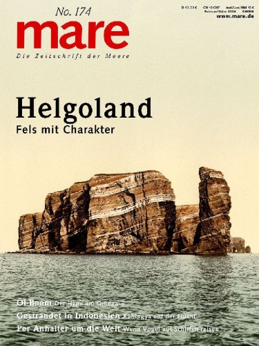 Buchcover und Innenansicht für das Buch: mare - Die Zeitschrift der Meere / No. 174/ Helgoland