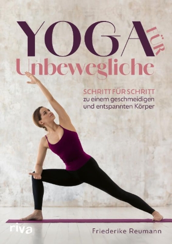 Buchcover und Innenansicht für das Buch: Yoga für Unbewegliche
