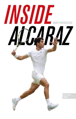 Buchcover und Innenansicht für das Buch: Inside Alcaraz - Die erste Biografie zum kommenden Superstar im Herrentennis