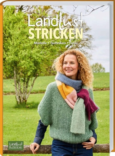 Buchcover und Innenansicht für das Buch: Landlust Stricken