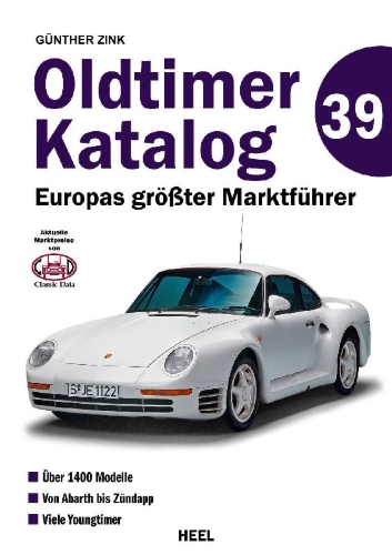Buchcover und Innenansicht für das Buch: Oldtimer Katalog Nr. 39