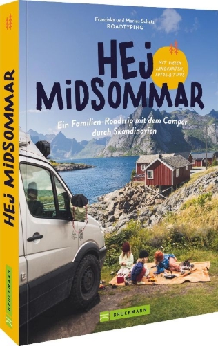 Buchcover und Innenansicht für das Buch: Hej Midsommar