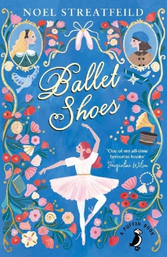 Buchcover und Innenansicht für das Buch: Ballet Shoes