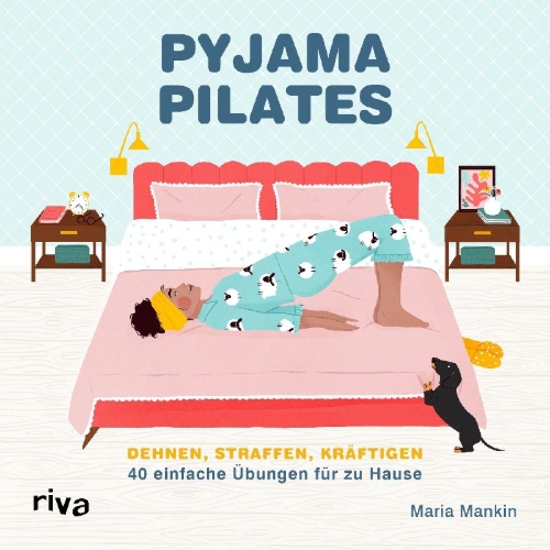Buchcover und Innenansicht für das Buch: Pyjama-Pilates