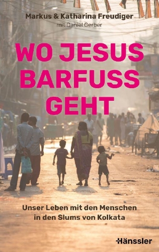 Buchcover und Innenansicht für das Buch: Wo Jesus barfuß geht