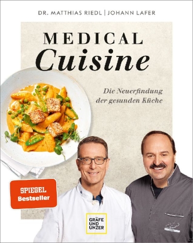 Buchcover und Innenansicht für das Buch: Medical Cuisine