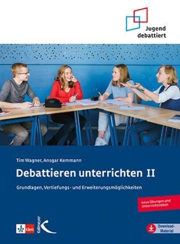 Buchcover und Innenansicht für das Buch: Debattieren unterrichten II