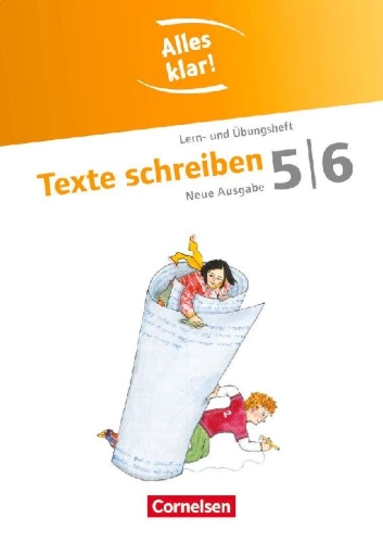 Buchcover und Innenansicht für das Buch: Alles klar! Deutsch. Sekundarstufe I 5./6. Schuljahr. Texte schreiben
