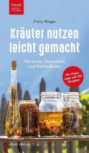 Buchcover und Innenansicht für das Buch: Kräuter nutzen leicht gemacht
