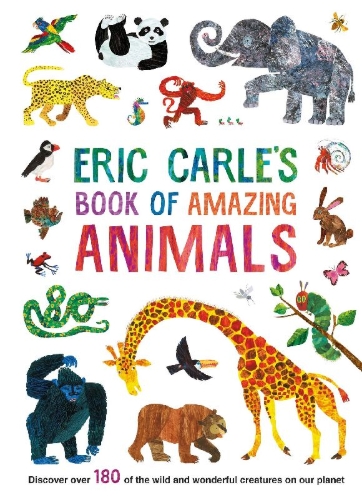 Buchcover und Innenansicht für das Buch: Eric Carle's Book of Amazing Animals