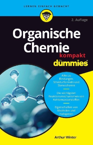 Buchcover und Innenansicht für das Buch: Organische Chemie kompakt für Dummies