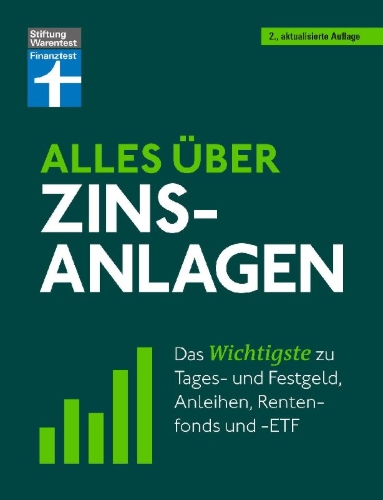 Buchcover und Innenansicht für das Buch: Alles über Zinsanlagen