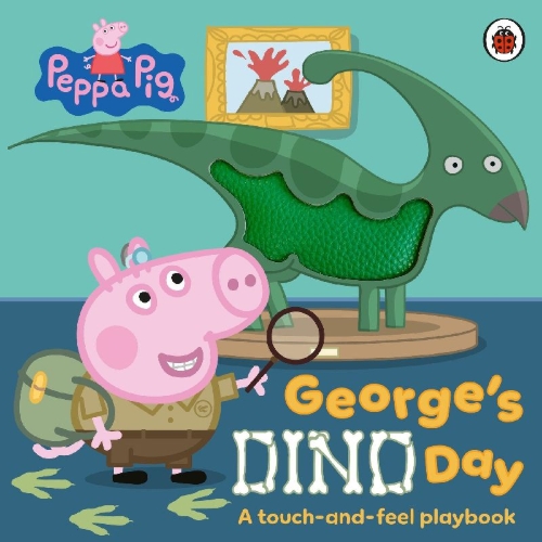 Buchcover und Innenansicht für das Buch: Peppa Pig: George's Dino Day