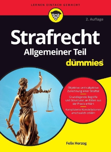 Buchcover und Innenansicht für das Buch: Strafrecht Allgemeiner Teil für Dummies
