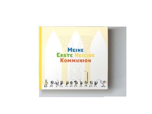 Buchcover und Innenansicht für das Buch: Meine Erste heilige Kommunion
