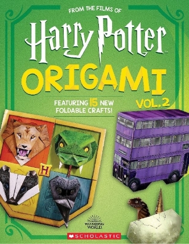 Buchcover und Innenansicht für das Buch: Harry Potter Origami Volume 2