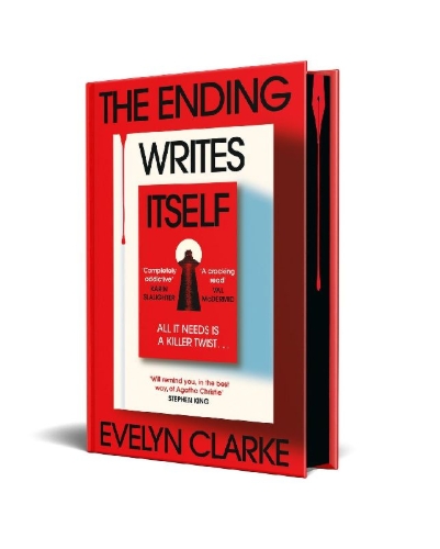 Buchcover und Innenansicht für das Buch: The Ending Writes Itself. Export Exclusive Edition