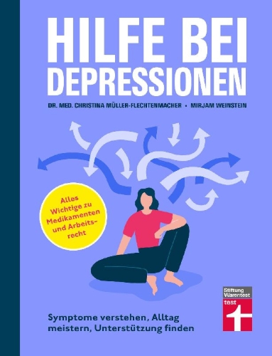 Buchcover und Innenansicht für das Buch: Hilfe bei Depressionen