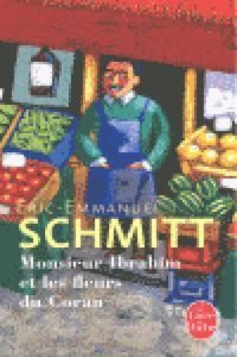 Buchcover und Innenansicht für das Buch: Monsieur Ibrahim et les fleurs du Coran