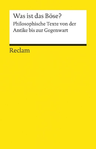 Buchcover und Innenansicht für das Buch: Was ist das Böse?