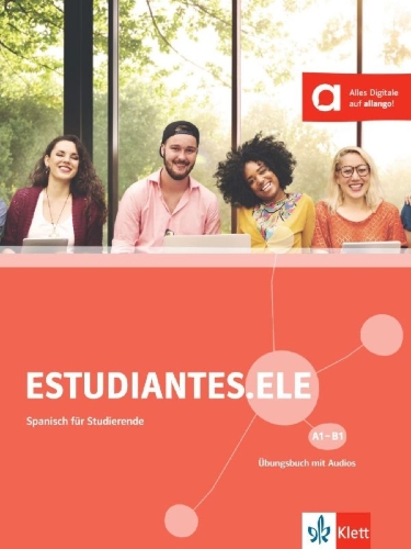 Buchcover und Innenansicht für das Buch: Estudiantes.ELE A1-B1