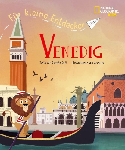 Buchcover und Innenansicht für das Buch: Für kleine Entdecker Venedig