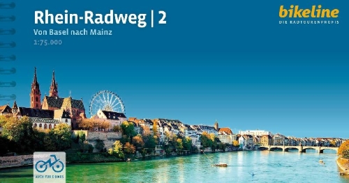 Buchcover und Innenansicht für das Buch: Rhein-Radweg / Rhein-Radweg Teil 2