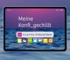Buchcover und Innenansicht für das Buch: Meine Konfi_gechillt