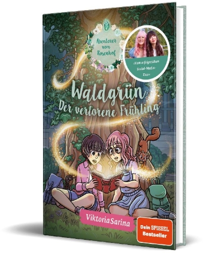 Buchcover und Innenansicht für das Buch: Waldgrün - Der verlorene Frühling