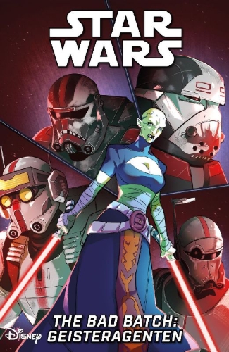 Buchcover und Innenansicht für das Buch: US-Star Wars: The Bad Batch - Ghost Agents