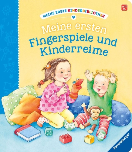 Buchcover und Innenansicht für das Buch: Meine ersten Fingerspiele und Kinderreime