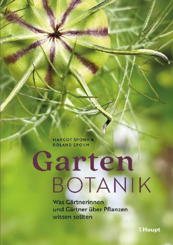 Buchcover und Innenansicht für das Buch: Gartenbotanik