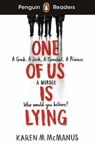 Buchcover und Innenansicht für das Buch: One Of Us Is Lying